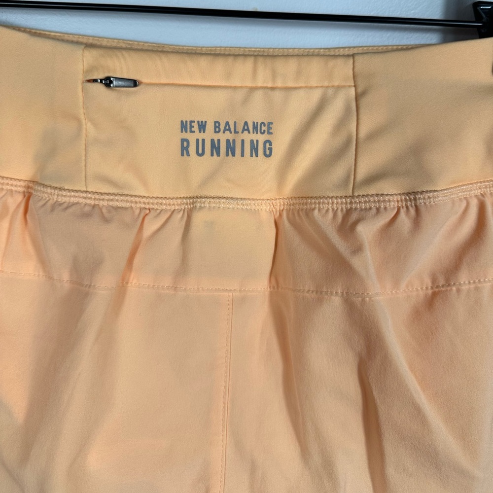New Balance Running Shorts XS Peach Lightweight Athletic Activewear Women - Picture 8 of 10